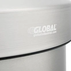 Global Industrial Stainless Steel Round Open Top Trash Can, 16 Gallon 28 Global Industrial Stainless Steel Round Open Top Trash Can, 16 Gallon -Cheap Trash & Recycling Store 641423SS 10