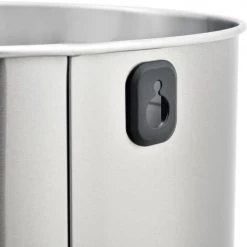 Global Industrial™ Stainless Steel Round Open Top Trash Can, 21 Gallon -Cheap Trash & Recycling Store 641424SS 09