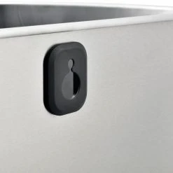 Global Industrial™ Stainless Steel Semi-Round Open Top Trash Can, 16 Gallon -Cheap Trash & Recycling Store 641425SS 11