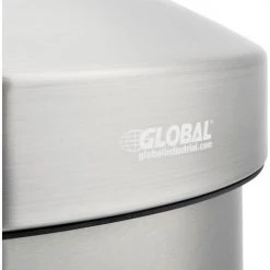 Global Industrial™ Stainless Steel Semi-Round Open Top Trash Can, 16 Gallon -Cheap Trash & Recycling Store 641425SS 12