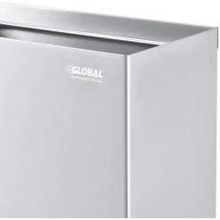 Global Industrial Stainless Steel Wall Mount Trash Can, 11 Gallon 24 Global Industrial Stainless Steel Wall Mount Trash Can, 11 Gallon -Cheap Trash & Recycling Store 641438SS 08