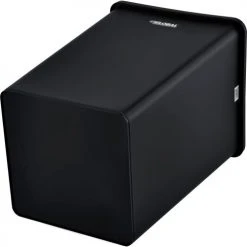 Global Industrial™ Square Plastic Trash Can, 35 Gallon, Black -Cheap Trash & Recycling Store 641439BK 05
