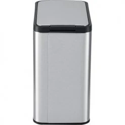Global Industrial™ Stainless Steel Slim Step Trash Can - 2 Gallon -Cheap Trash & Recycling Store 641444SS 09