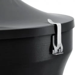 Global Industrial™ Steel Outdoor Ashtray, 4-1/2 Gallon, Black -Cheap Trash & Recycling Store 641447BK 07