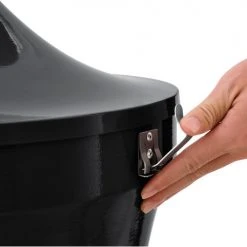 Global Industrial™ Steel Outdoor Ashtray, 4-1/2 Gallon, Black -Cheap Trash & Recycling Store 641447BK 08