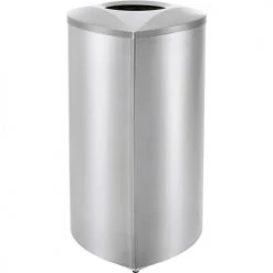 Global Industrial Triangular Trash Can, 18-1/2 Gallon, Brushed Stainless Steel 14 Global Industrial Triangular Trash Can, 18-1/2 Gallon, Brushed Stainless Steel -Cheap Trash & Recycling Store 641597SS 04