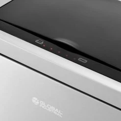 Global Industrial™ Rectangular Motion Sensor Trash Can, 12 Gallon, Brushed Stainless Steel -Cheap Trash & Recycling Store 641598SS 06