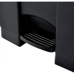 Global Industrial™ Plastic Rectangular Step On Trash Can, 23 Gallon, Black -Cheap Trash & Recycling Store 641599BK 05