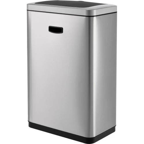 Global Industrial Rectangular Motion Sensor Trash Can, 21 Gallon, Brushed Stainless Steel 3 Global Industrial Rectangular Motion Sensor Trash Can, 21 Gallon, Brushed Stainless Steel - Image 3