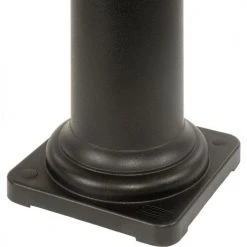 Rubbermaid Groundskeeper Tuscan Smokers Receptacle Black -Cheap Trash & Recycling Store 652496BK 05