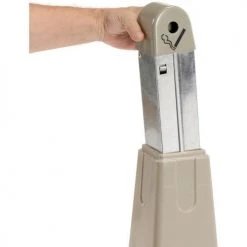 Rubbermaid Groundskeeper Smokers Receptacle Beige -Cheap Trash & Recycling Store 652497BG 03