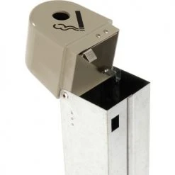 Rubbermaid Groundskeeper Smokers Receptacle Beige -Cheap Trash & Recycling Store 652497BG 05