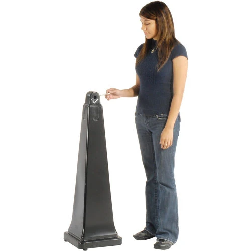 Rubbermaid Groundskeeper Smokers Receptacle Black 2 Rubbermaid Groundskeeper Smokers Receptacle Black - Image 2