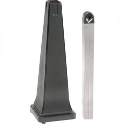 Rubbermaid Groundskeeper Smokers Receptacle Black 16 Rubbermaid Groundskeeper Smokers Receptacle Black -Cheap Trash & Recycling Store 652497BK 04