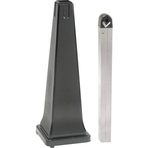 Rubbermaid Groundskeeper Smokers Receptacle Black 5 Rubbermaid Groundskeeper Smokers Receptacle Black - Image 5