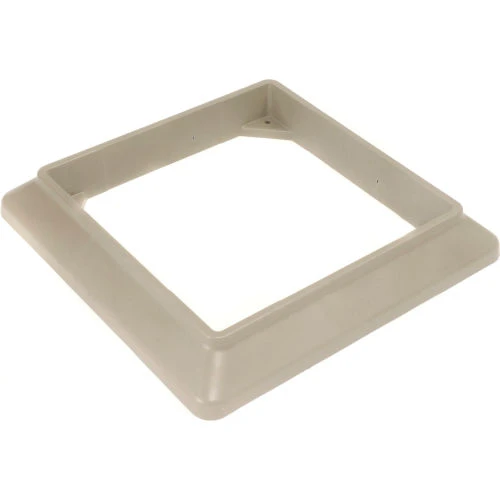 Rubbermaid® Plastic Square 4 Openings Trash Can, 45 Gallon, Beige 18 Rubbermaid® Plastic Square 4 Openings Trash Can, 45 Gallon, Beige - Image 18