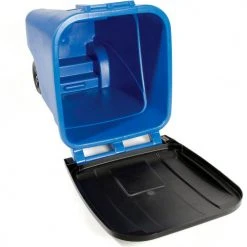 Rubbermaid® Brute Recycling Can w/Lid, 50 Gallon, Blue -Cheap Trash & Recycling Store 705622 05