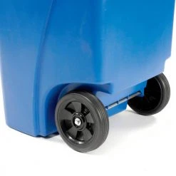Rubbermaid® Brute Recycling Can w/Lid, 50 Gallon, Blue -Cheap Trash & Recycling Store 705622 07