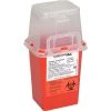 Oakridge Products 1.5 Quart Sharps Container Tall Lid, Red