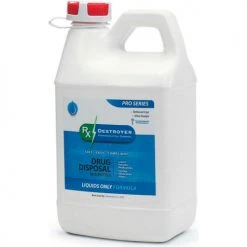 Rx Destroyer™ Liquids, 64 oz Bottles w/ Hardener Packets, PRO Series Bottle, 4/Case