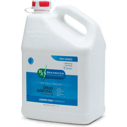 Rx Destroyer Liquids, 1 Gallon Bottles w/ Hardener Packets, Pro Series Bottle, 4/Case 1 Rx Destroyer Liquids, 1 Gallon Bottles w/ Hardener Packets, Pro Series Bottle, 4/Case