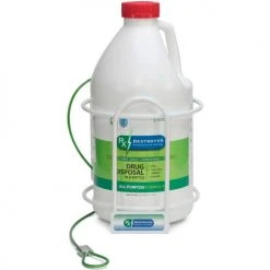 Rx Destroyer™ 64 Oz Bottle Mount W/ Security Cable, Pro Series, Each