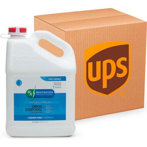 Rx Destroyer Liquids, 1 Gallon Bottles w/ Hardener Packets, Pro Series Bottle, Mail-Back, Each 1 Rx Destroyer Liquids, 1 Gallon Bottles w/ Hardener Packets, Pro Series Bottle, Mail-Back, Each