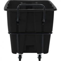 Global Industrial™ Heavy Duty Plastic Tilt Truck, 1/2 Cu. Yd. Cap, 1400 Lbs. Cap, Black -Cheap Trash & Recycling Store 800352HD 02