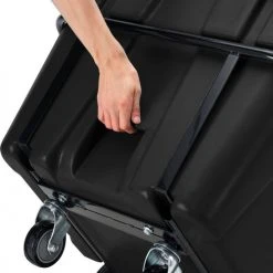 Global Industrial™ Heavy Duty Plastic Tilt Truck, 1/2 Cu. Yd. Cap, 1400 Lbs. Cap, Black -Cheap Trash & Recycling Store 800352HD 07