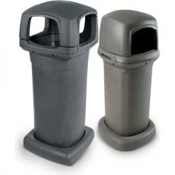 Toter® Plastic Square Trash Can Manual or Automated Collection, 60 Gallon, Graystone 13 Toter® Plastic Square Trash Can Manual or Automated Collection, 60 Gallon, Graystone -Cheap Trash & Recycling Store 860GB 35865 06