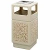 Safco® Canmeleon™ Aggregate Panel, Ash Urn/Side Open, 38 Gallon, Tan - 9473TN