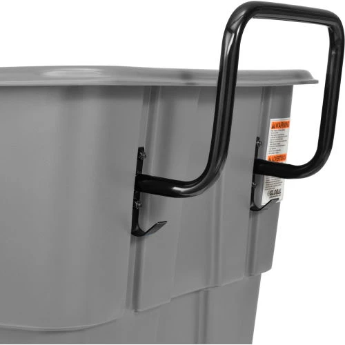 Global Industrial Standard Duty Plastic Tilt Truck, 1/2 Cu. Yd. Cap, 850 Lb Cap, Gray 7 Global Industrial Standard Duty Plastic Tilt Truck, 1/2 Cu. Yd. Cap, 850 Lb Cap, Gray - Image 7