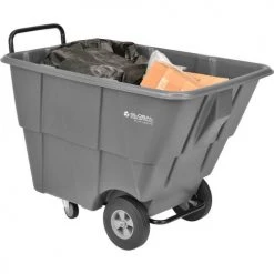 Global Industrial Standard Duty Plastic Tilt Truck, 1/2 Cu. Yd. Cap, 850 Lb Cap, Gray 34 Global Industrial Standard Duty Plastic Tilt Truck, 1/2 Cu. Yd. Cap, 850 Lb Cap, Gray -Cheap Trash & Recycling Store 984613 11