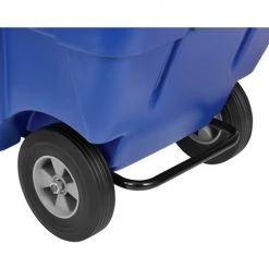 Global Industrial™ Standard Duty Plastic Recycling Tilt Truck,1/2 Cu. Yd. Cap,850 Lbs. Cap,Blue -Cheap Trash & Recycling Store 984614 08