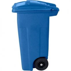 Toter Heavy Duty Two-Wheel Trash Cart, 32 Gallon Blue - ANA32-57311 -Cheap Trash & Recycling Store ANA32 57311 04