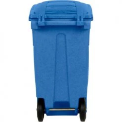 Toter Heavy Duty Two-Wheel Trash Cart, 32 Gallon Blue - ANA32-57311 -Cheap Trash & Recycling Store ANA32 57311 05