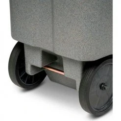 Toter Heavy Duty Two-Wheel Trash Cart, 64 Gallon Graystone - ANA64-10827 -Cheap Trash & Recycling Store ANA64 10827 06