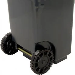 Global Industrial™ Mobile Trash Container, 35 Gallon Gray -Cheap Trash & Recycling Store B2239510 06