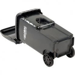 Global Industrial™ Mobile Trash Container, 35 Gallon Gray -Cheap Trash & Recycling Store B2239510 12