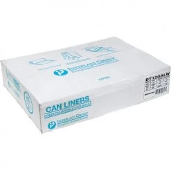 Industrial Drawstring Trash Bags, 13 Gal, White, 0.7 Mil, 300/Case -Cheap Trash & Recycling Store B2280807 06