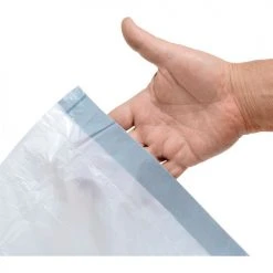 Industrial Drawstring Trash Bags, 13 Gal, White, 0.7 Mil, 300/Case -Cheap Trash & Recycling Store B2280807 08