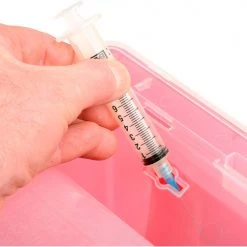 Bemis 2-Gallon Multi-Purpose Sharps Container, 11-5/8"W x 7-3/4"D x 8-5/8"H, Red -Cheap Trash & Recycling Store B32185 04