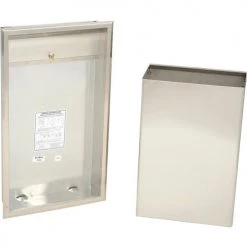 Bobrick® ClassicSeries Stainless Steel Recessed Trash Can, 12 Gallon 17 Bobrick® ClassicSeries Stainless Steel Recessed Trash Can, 12 Gallon -Cheap Trash & Recycling Store B489421 03