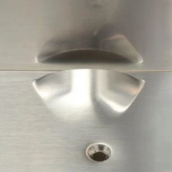 Bobrick® ClassicSeries Stainless Steel Recessed Trash Can, 12 Gallon 21 Bobrick® ClassicSeries Stainless Steel Recessed Trash Can, 12 Gallon -Cheap Trash & Recycling Store B489421 07