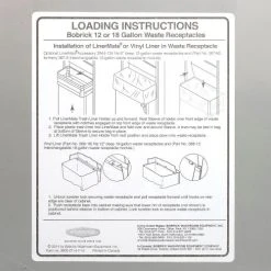 Bobrick® ClassicSeries Stainless Steel Recessed Trash Can, 12 Gallon 23 Bobrick® ClassicSeries Stainless Steel Recessed Trash Can, 12 Gallon -Cheap Trash & Recycling Store B489421 09