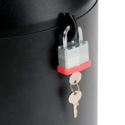 Rubbermaid Infinity Traditional Smoking Receptacle, Black -Cheap Trash & Recycling Store B55696 09