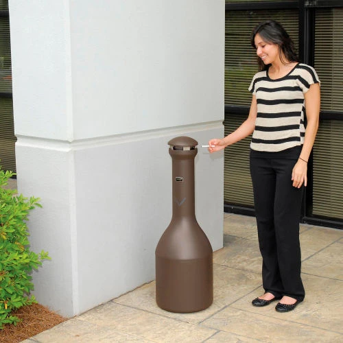 Rubbermaid Infinity Traditional Smoking Receptacle - Aged Bronze 2 Rubbermaid Infinity Traditional Smoking Receptacle - Aged Bronze - Image 2