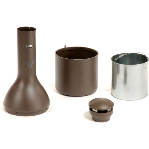 Rubbermaid Infinity Traditional Smoking Receptacle - Aged Bronze 4 Rubbermaid Infinity Traditional Smoking Receptacle - Aged Bronze - Image 4