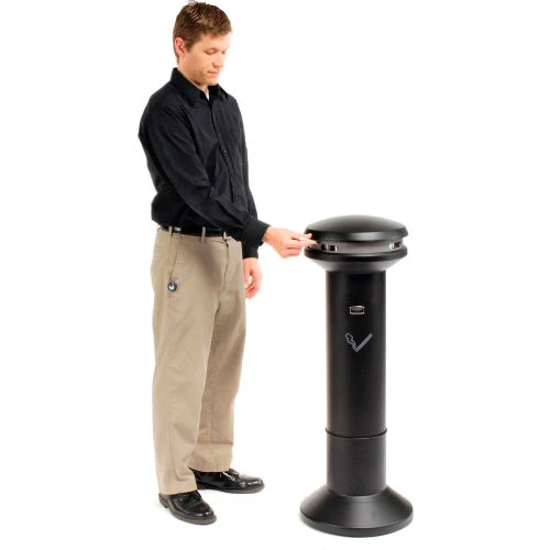 Rubbermaid Infinity Ultra High Capacity Smoking Receptacle 2 Rubbermaid Infinity Ultra High Capacity Smoking Receptacle - Image 2