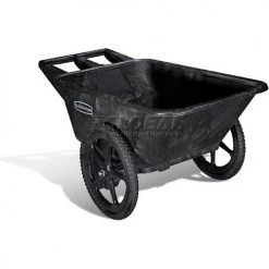 Rubbermaid® Big Wheel® 5642 Black Utility Agriculture, Nursery & Farm Cart